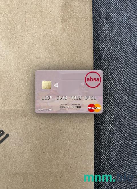 Seychelles Absa bank Seychelles wygląd zdjęcia mastercard skan PSD + zdjęcie